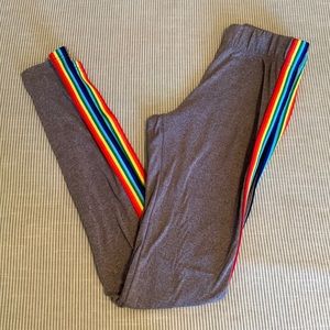 Women’s Small Rainbow Stripe Legging
